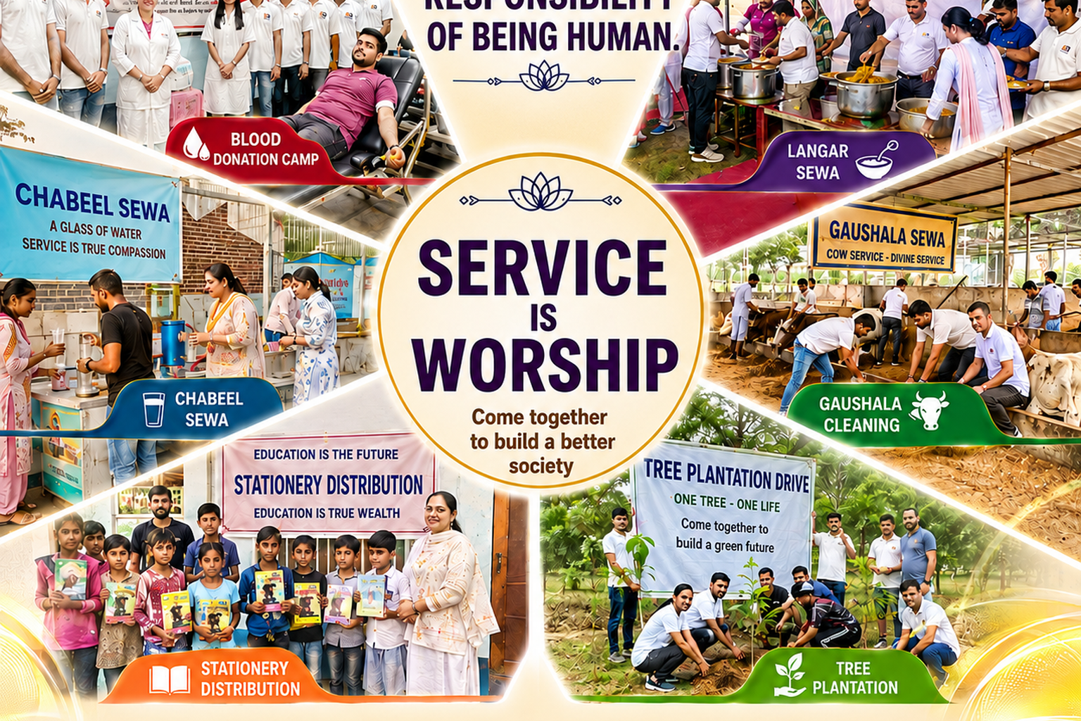 Community Seva and Social Initiatives